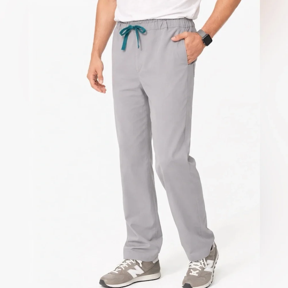 FIGS Mens Pisco Basic Scrub Pants Size XXL Limited Ed color : Slate grey teal
